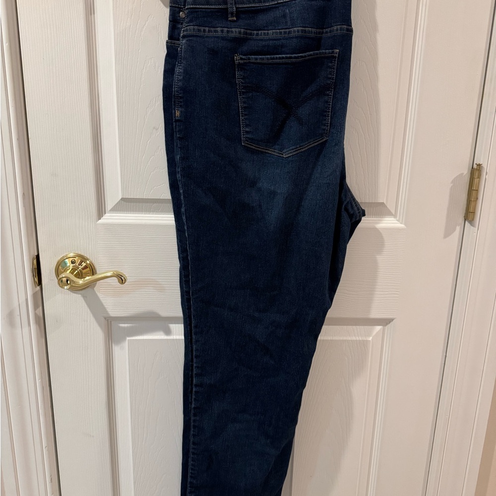 CJ Banks Indigo Denim Slim Jeans